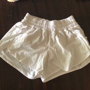 White Lulu Tracker Short